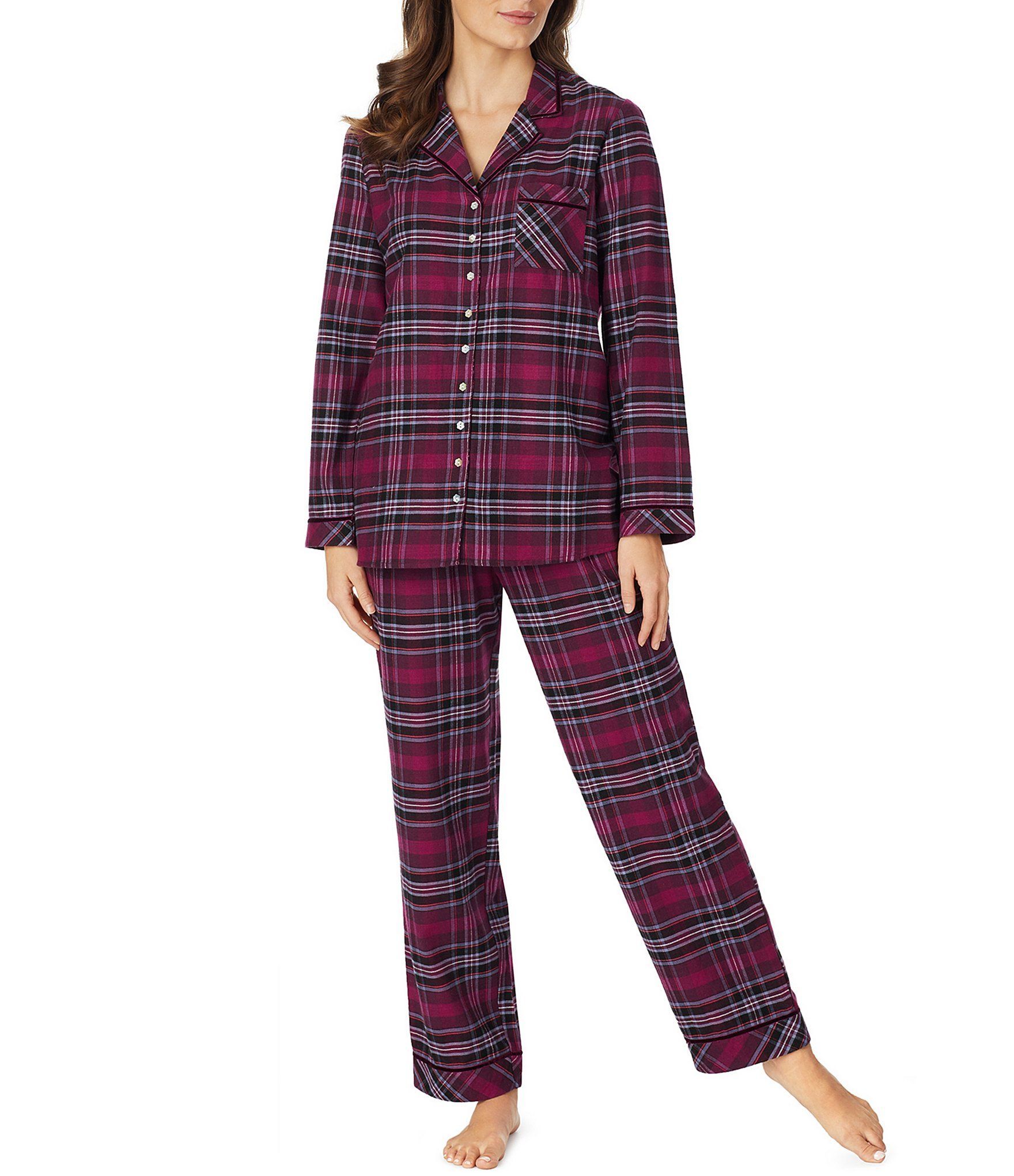 Eileen West Holiday Plaid Print Flannel Pajama Set | Dillard's -   13 holiday Clothes flannels ideas