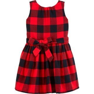 Toddler Girl Carter's Plaid Flannel Dress  | Kohls -   13 holiday Clothes flannels ideas