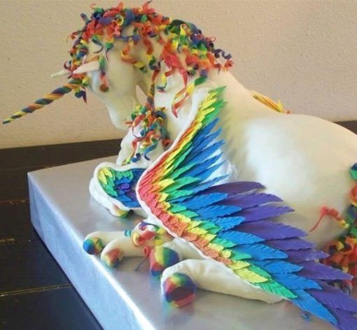 25 Magical Unicorn Cakes -   14 cake Art horse ideas