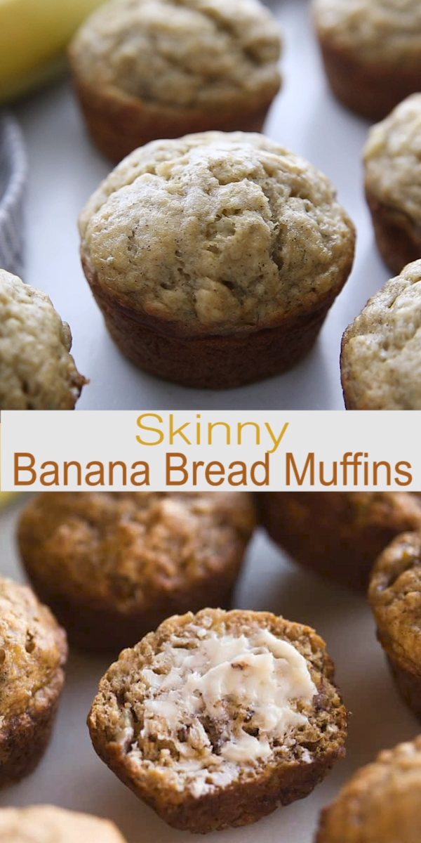 Skinny Banana Bread Muffins -   14 desserts No Bake banana ideas