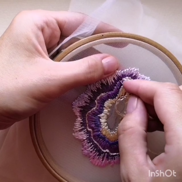 Amethyst Embroidery Pattern and tutorial -   14 DIY Clothes Paint tutorials ideas