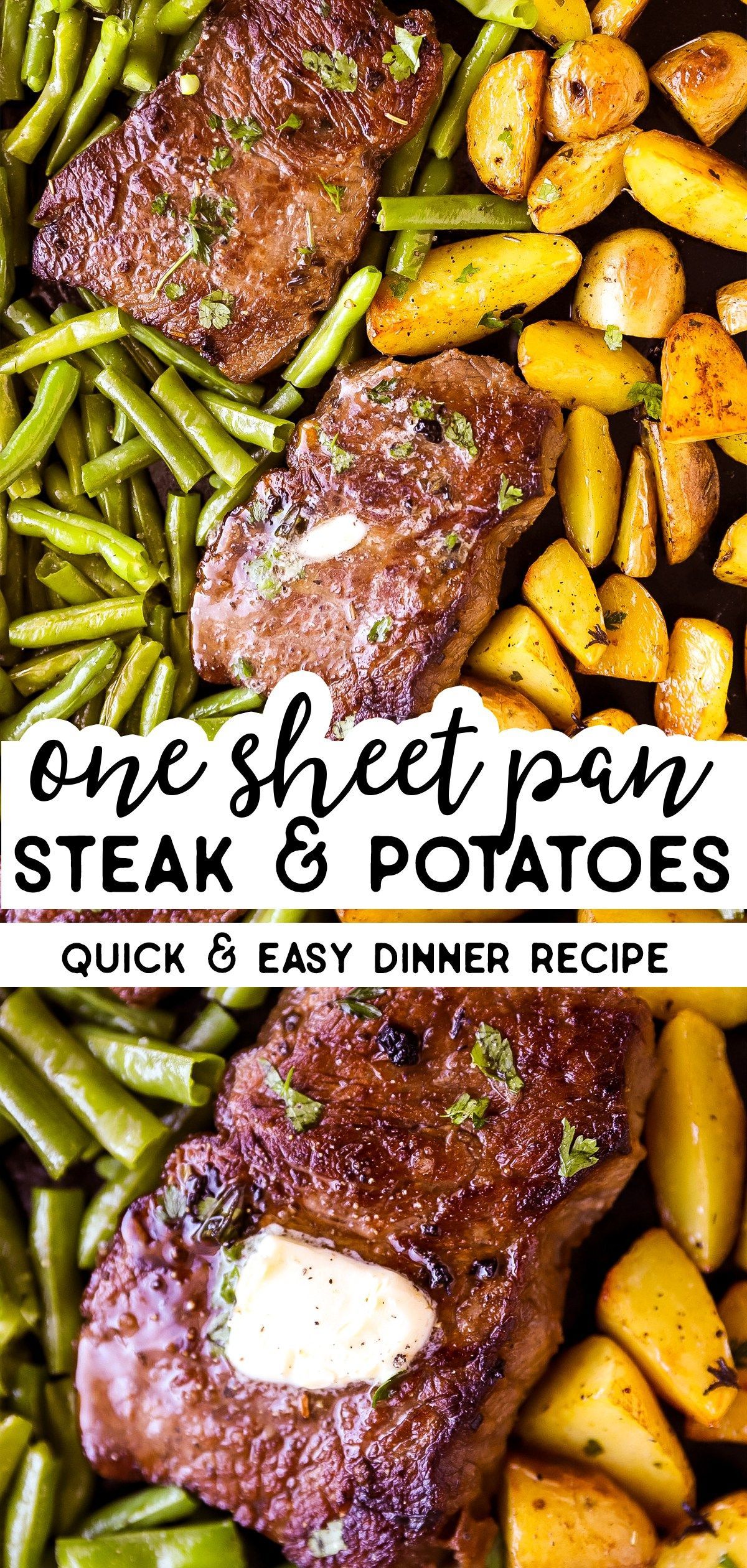 Steak and Potato Sheet Pan Dinner -   14 healthy recipes Steak ovens ideas