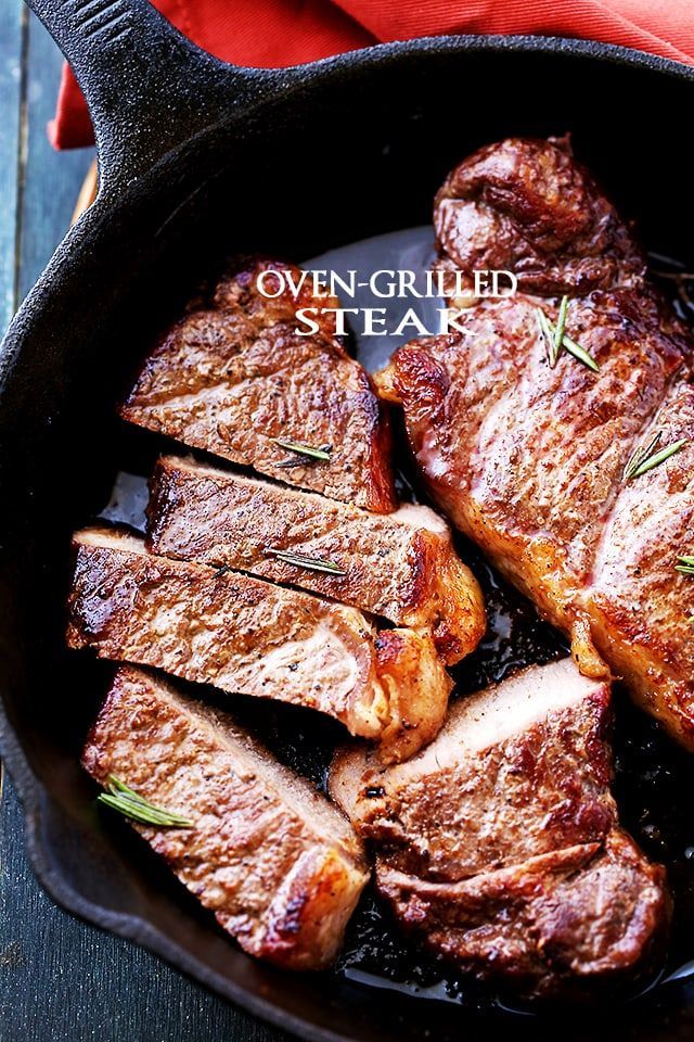 Easy Oven Grilled Steak Recipe | Make Perfect Steak in the Oven -   14 healthy recipes Steak ovens ideas