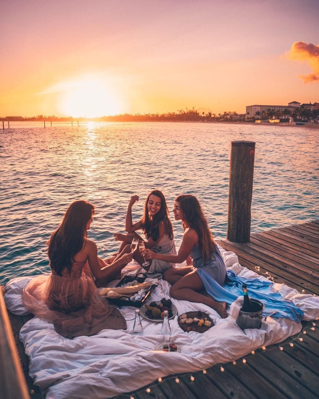 AWAY LANDS ? Travel + Fashion on Instagram: “Champagne at sunrise. вњЁ” -   14 holiday Goals friends ideas