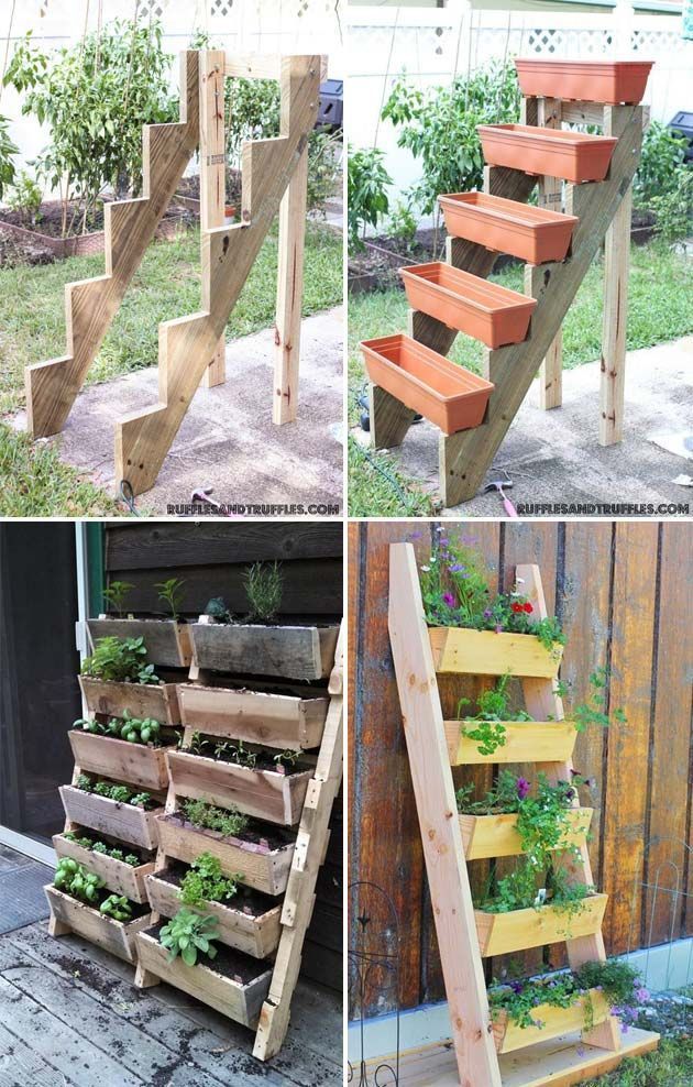 DIY Ideas to Build a Vertical Garden for Small Space - dekorationcity.com/hus -   14 plants Small diy projects ideas