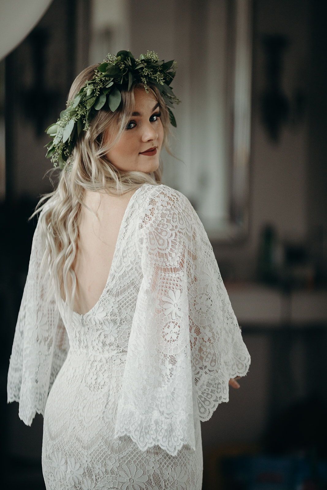 Real Wedding: Abigail + Austin :: Modern White Barn Wedding with Romantic Brunch Details?a&b? bridal shop -   14 wedding Modern lace sleeves ideas