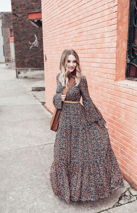 Trend Fashion 2019: Winter Maxi Dress » Celebrity Fashion, Outfit Trends And Beauty Tips -   15 boho dress Winter ideas