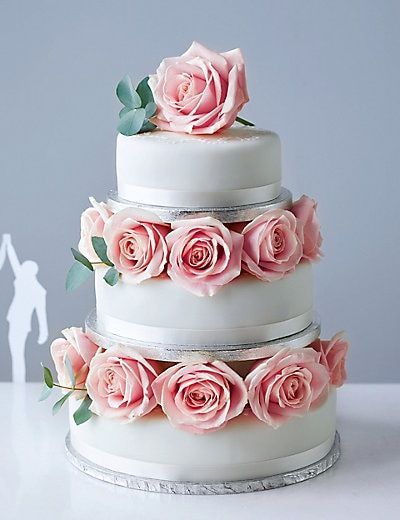 Build Your Own Traditional Wedding Cake - Fruit, Sponge or Chocolate (Serves 8-64) | M&S -   15 cake Wedding building ideas