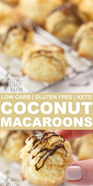 Sugar Free Keto Coconut Macaroons (Gluten-Free) -   15 desserts Easy coconut ideas