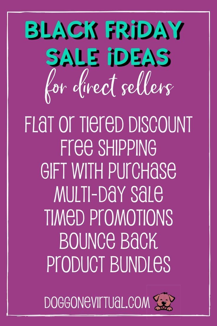 8 Black Friday Sale Ideas for Direct Sellers -   15 Event Planning Business direct sales ideas
