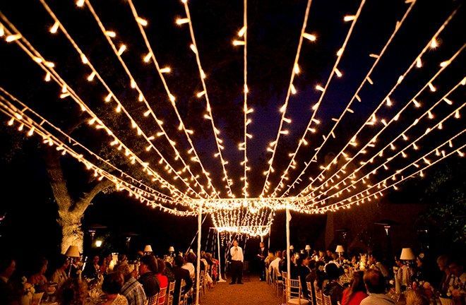 15 Ways To Decorate Your Wedding With Twinkle Lights! -   15 Event Planning twinkle lights ideas