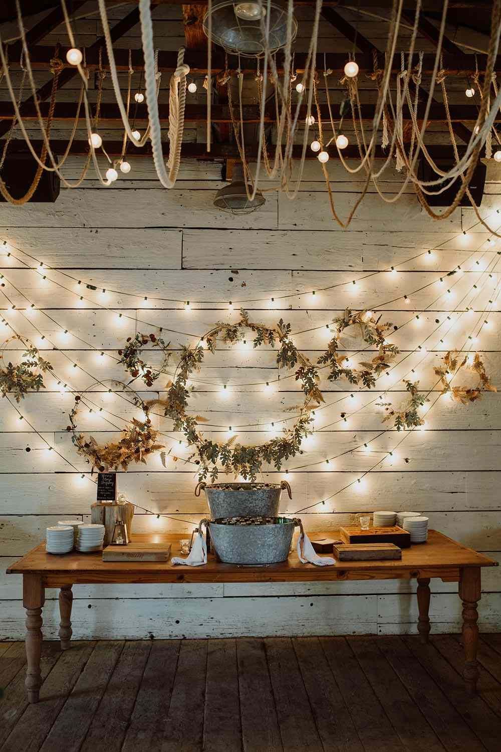 15 Gorgeous Ideas for Using String Lights Throughout Your Wedding -   15 Event Planning twinkle lights ideas