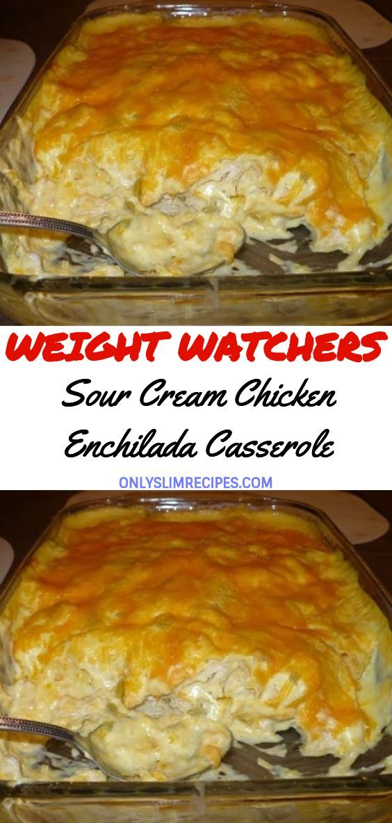 Sour Cream Chicken Enchilada Casserole -   15 healthy recipes Salmon sour cream ideas