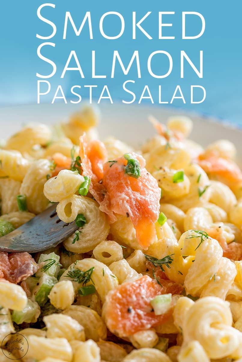 Smoked Salmon Pasta Salad -   15 healthy recipes Salmon sour cream ideas