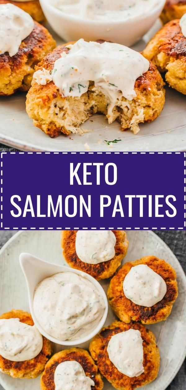 Crispy Keto Salmon Patties - Savory Tooth -   15 healthy recipes Salmon sour cream ideas
