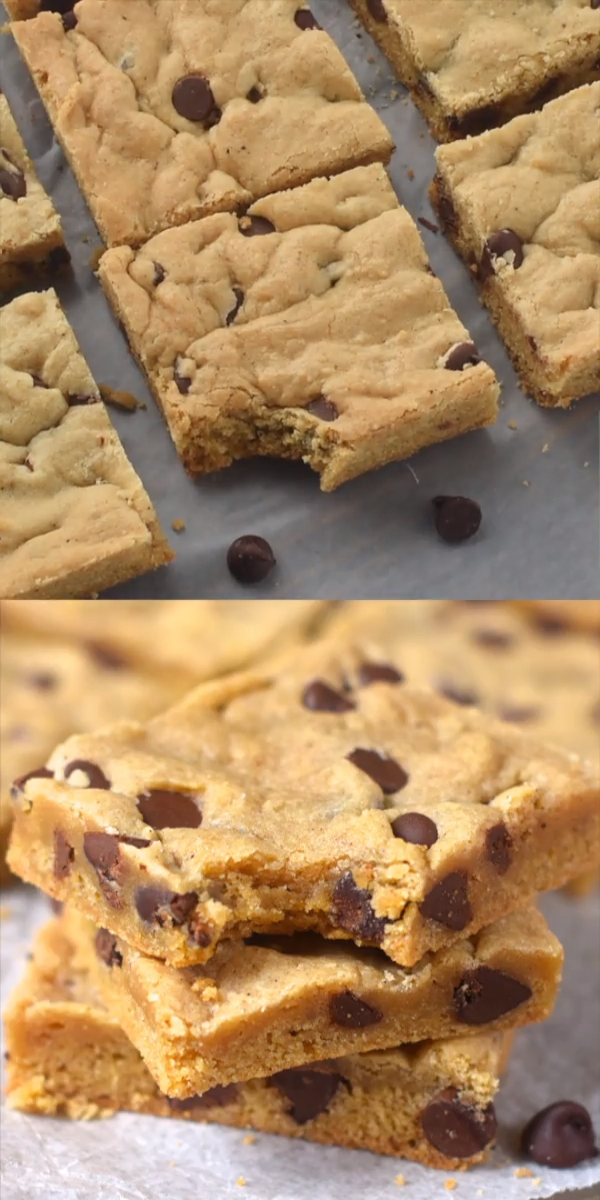 Brown Butter Chocolate Chip Cookie Bars -   16 desserts Bars business ideas
