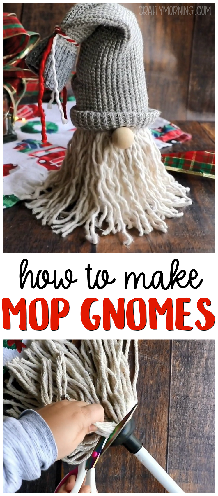 DIY Mop Gnomes - Crafts -   16 diy projects For The Home kids ideas