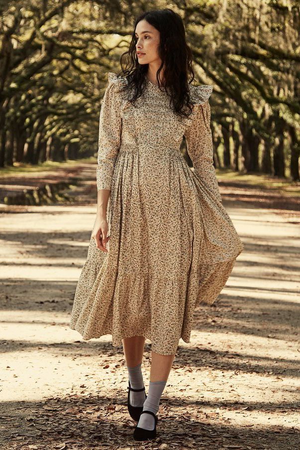 Chic prairie dresses are your fall-transition secret weapon -   16 fall dress With Sleeves ideas