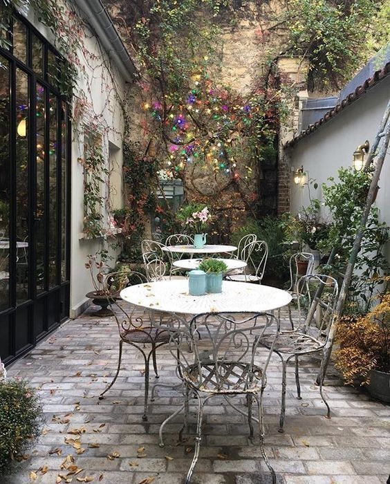 16 garden design French patio ideas