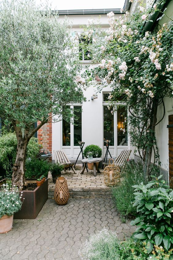 16 garden design French patio ideas