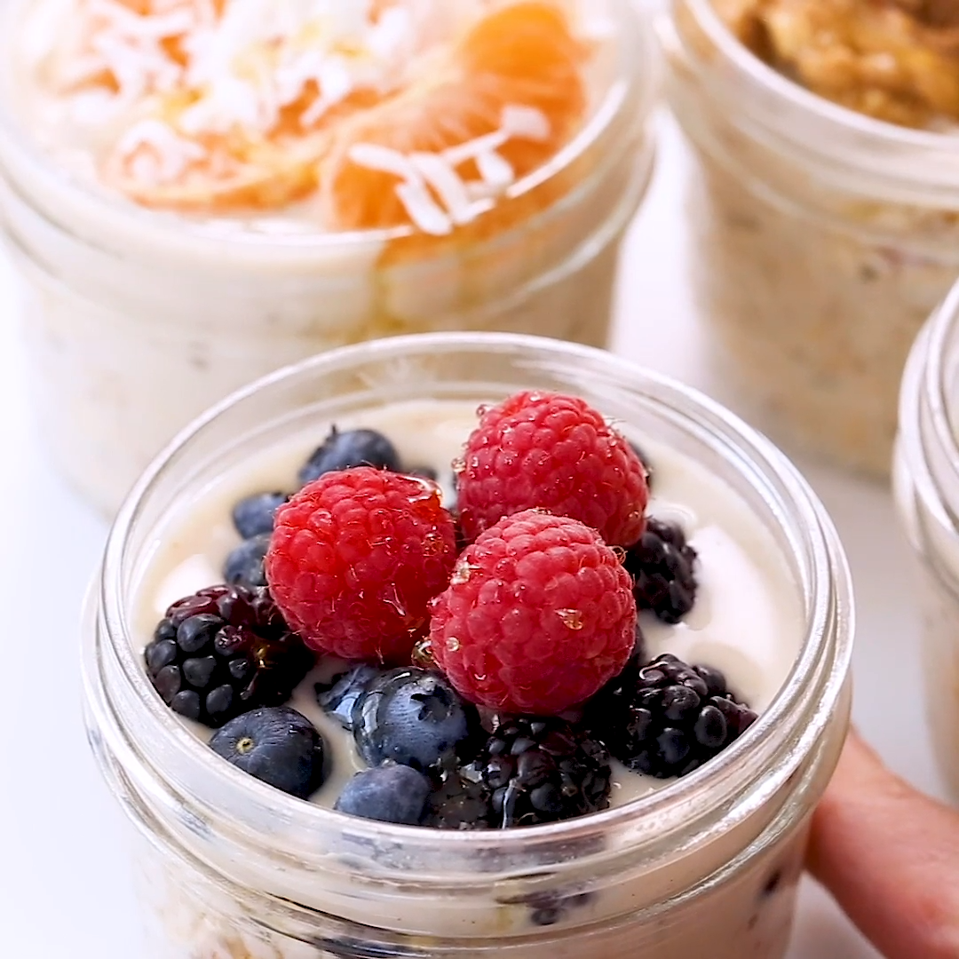 Overnight Oats -   16 healthy recipes Simple brunch food ideas