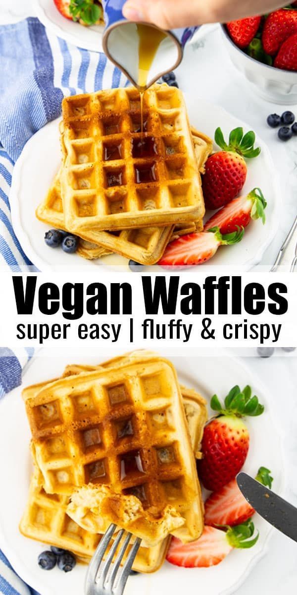 Vegan Waffles -   16 healthy recipes Simple brunch food ideas