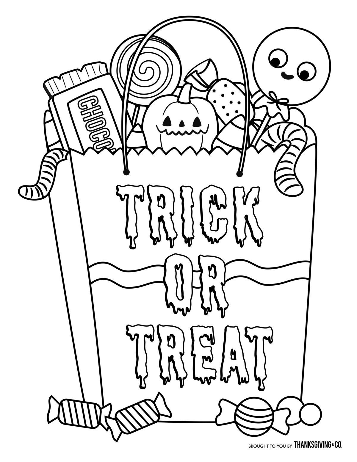 Free Halloween coloring pages for kids (or for the kid in you) -   16 holiday Images coloring pages ideas