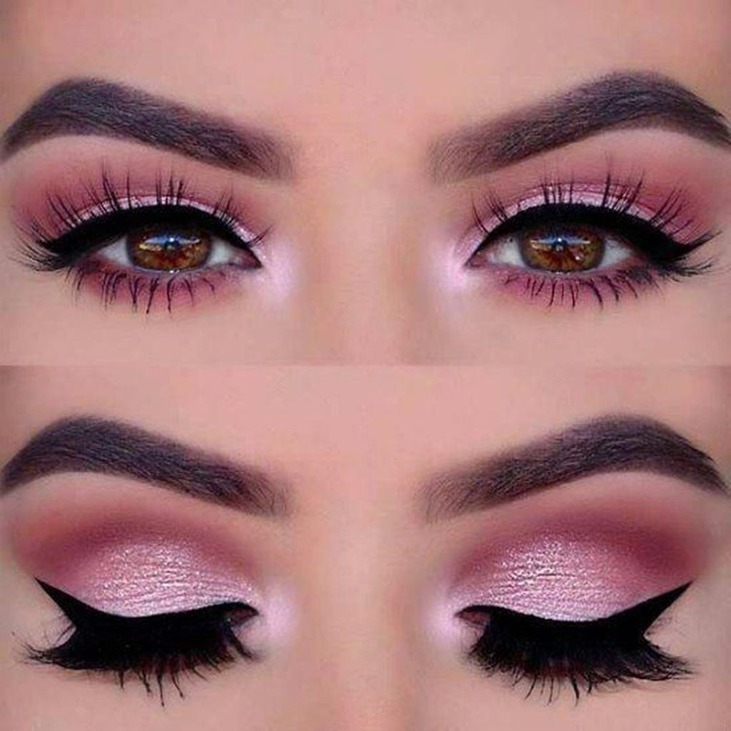 20+ Adorable Make Up Trend Ideas For Brown Eyes To Try In 2019 -   16 pink makeup For Brown Eyes ideas