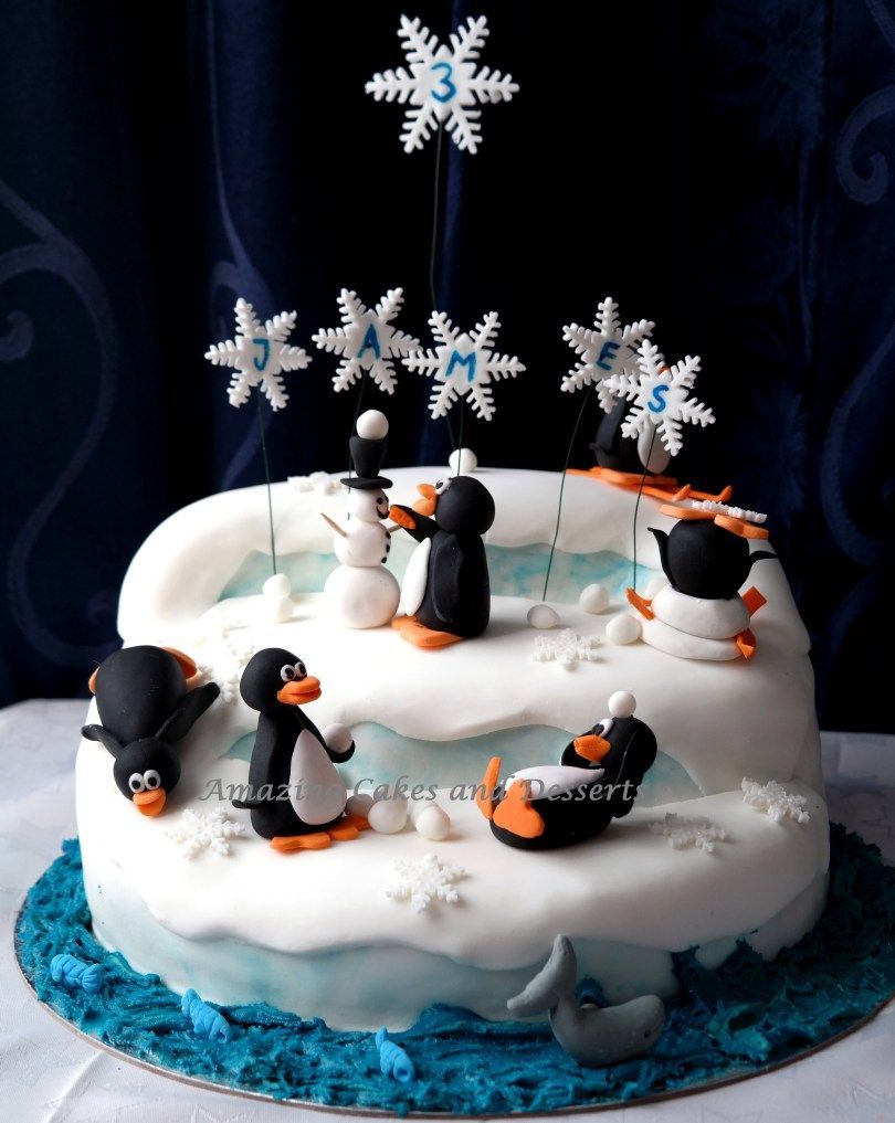 30+ Best Photo of Penguin Birthday Cake - davemelillo.com -   17 cake Amazing birthday ideas