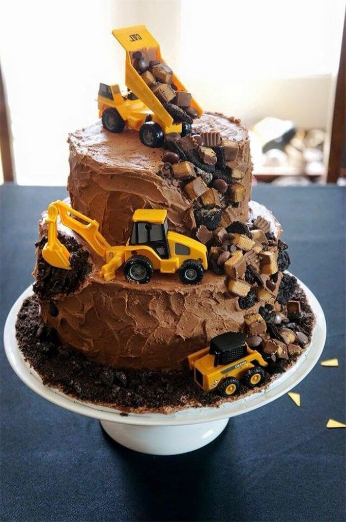 Construction Zone Boys Birthday Cake -   17 cake Amazing birthday ideas