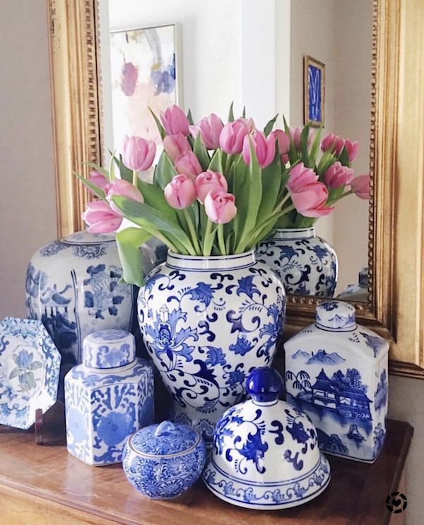 Designer Look For Less: Even More Great Home Decor Sources (The Zhush) -   17 home accessories Blue white porcelain ideas