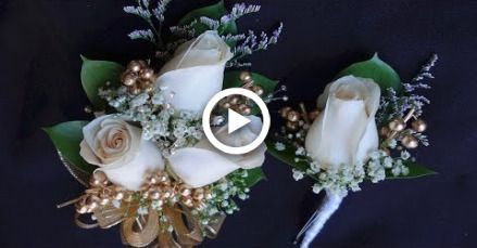 How to make corsage and boutonniere set for prom or wedding -   17 wedding DIY boutonniere ideas
