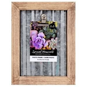 Special Moments Galvanized Wooden Picture Frames with Metal Clips, 2x3 in. -   18 diy projects For The Home picture frames ideas