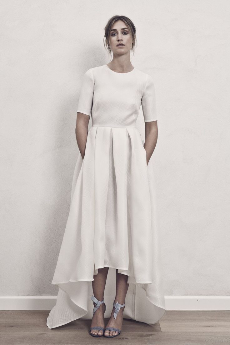 35 Midi Length Wedding Dresses - The Stillwhite Blog -   18 dress Midi wedding ideas