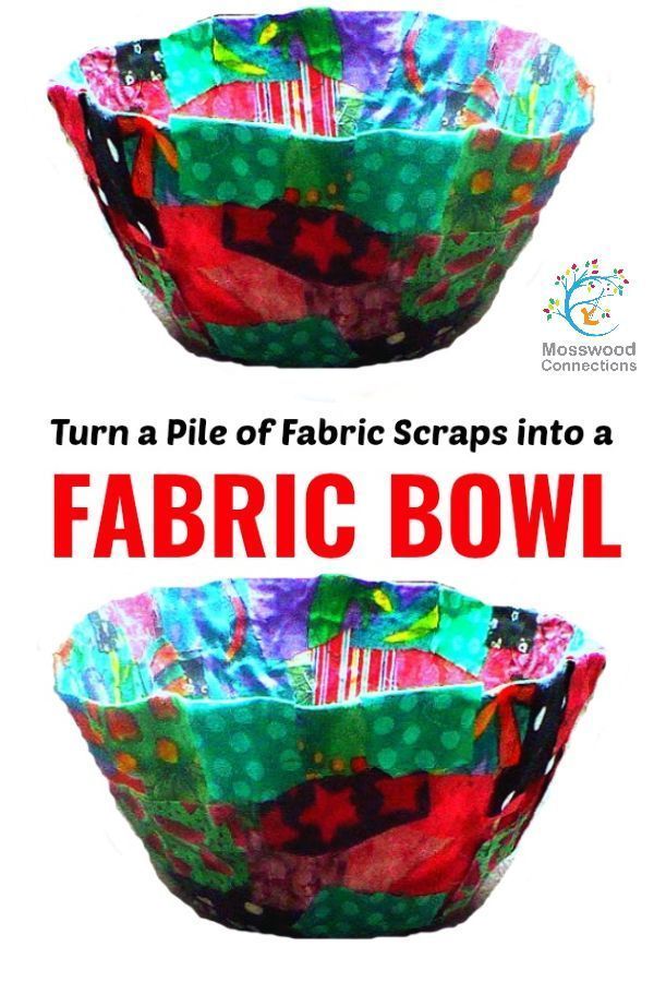 Fabric Bowls - Mosswood -   18 fabric crafts For Kids to make ideas