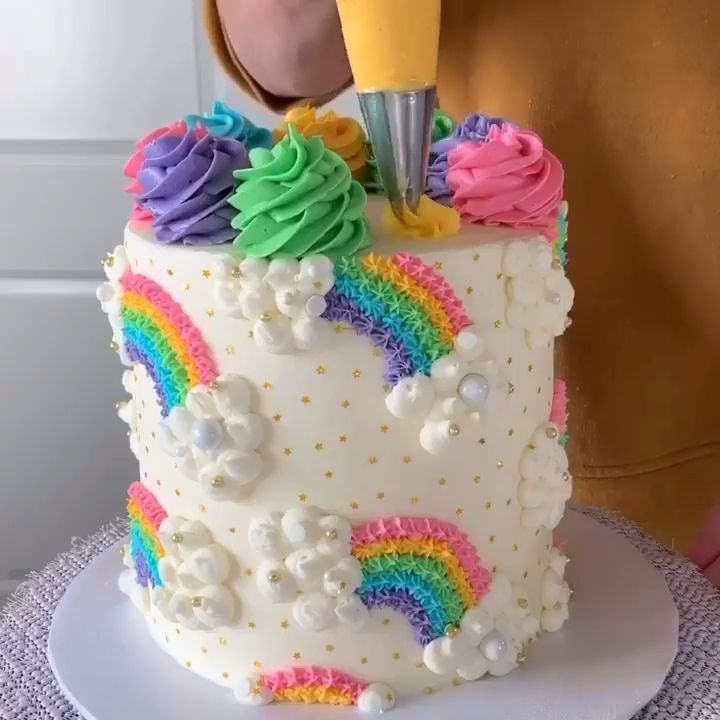 18 rainbow cake Videos ideas