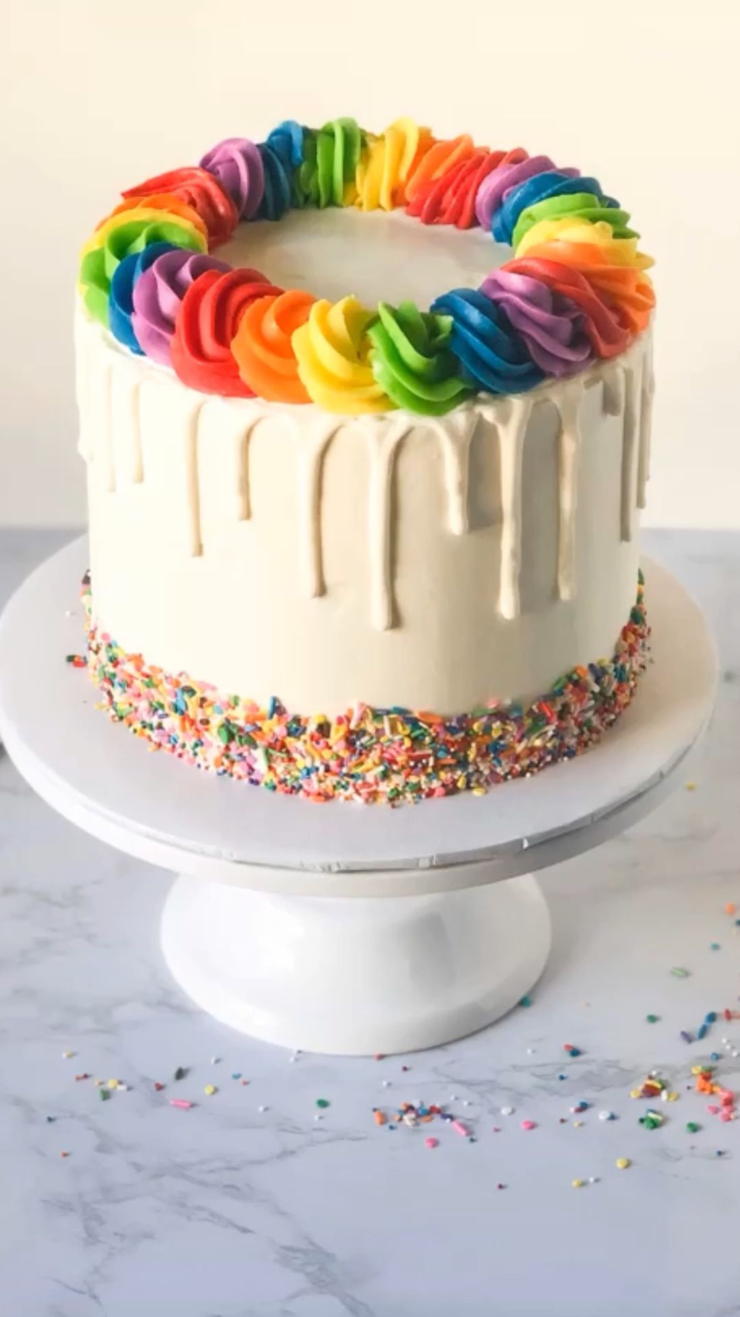 Rainbow Drip Cake -   18 rainbow cake Videos ideas