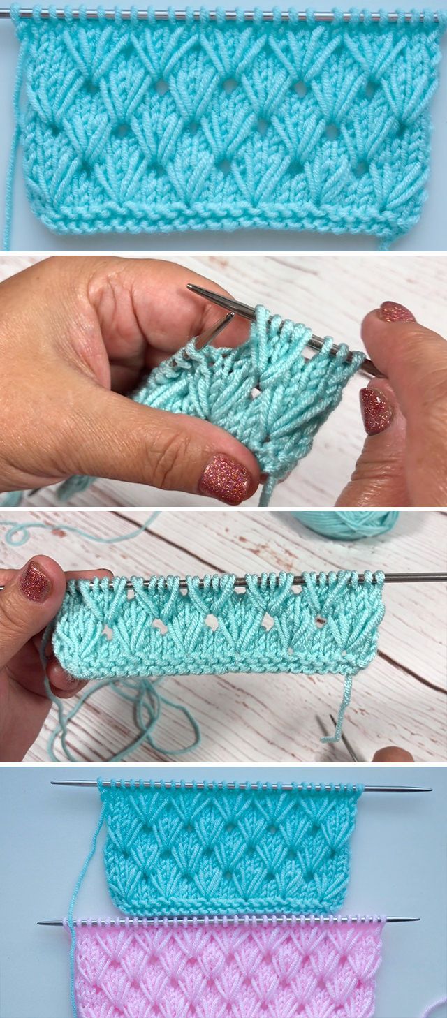 Pistachio Knitting Stitch You Should Learn Easily | CrochetBeja -   19 knitting and crochet Learning patterns ideas