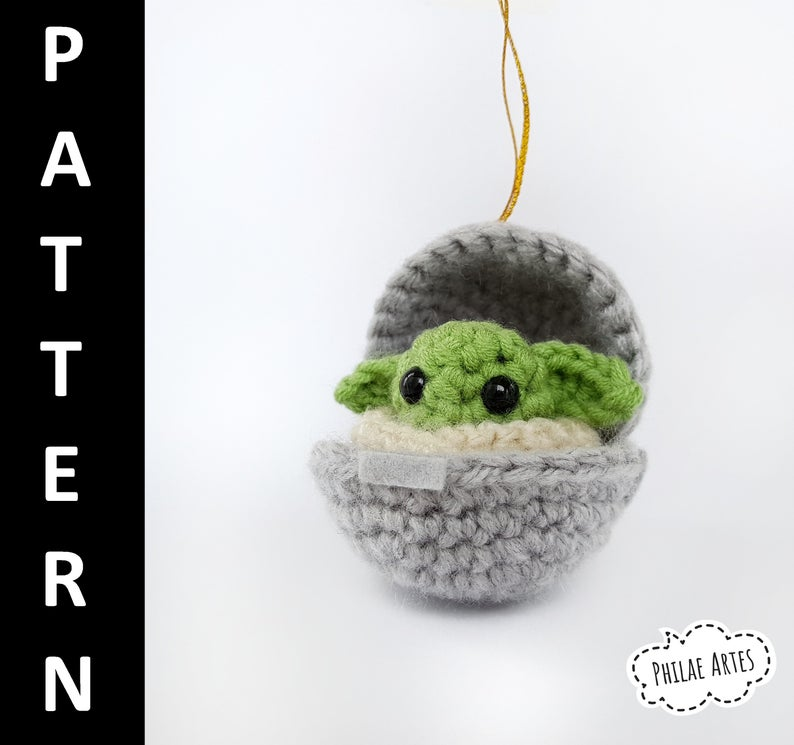 The Best Baby Yoda Patterns For Makers Who Crochet! Dolls, Booties, Hats, Ornaments, Amigurumi and More … -   19 knitting and crochet Learning patterns ideas