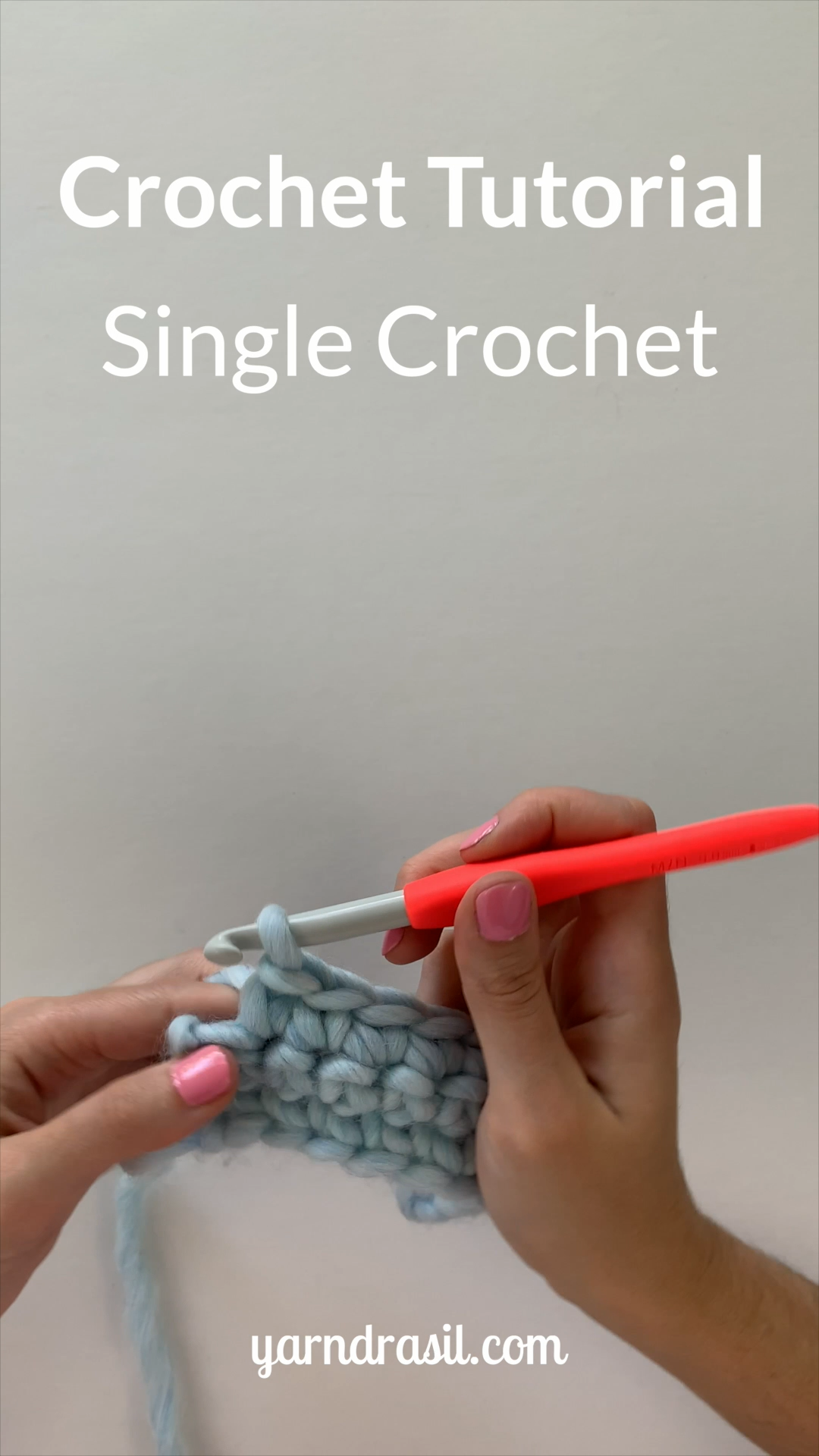 Beginner Single Crochet Tutorial -   19 knitting and crochet Learning patterns ideas