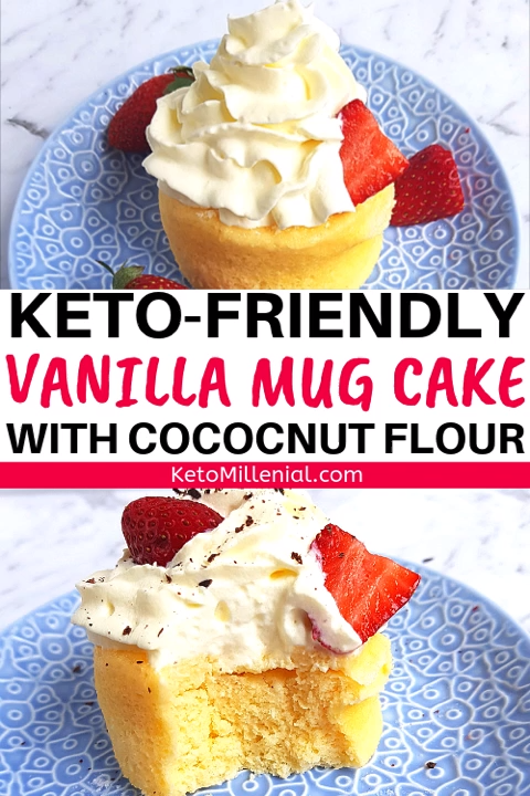 Easy Keto Vanilla Cake In A Mug Ready In 2-Minutes -   20 cake Mug stevia ideas