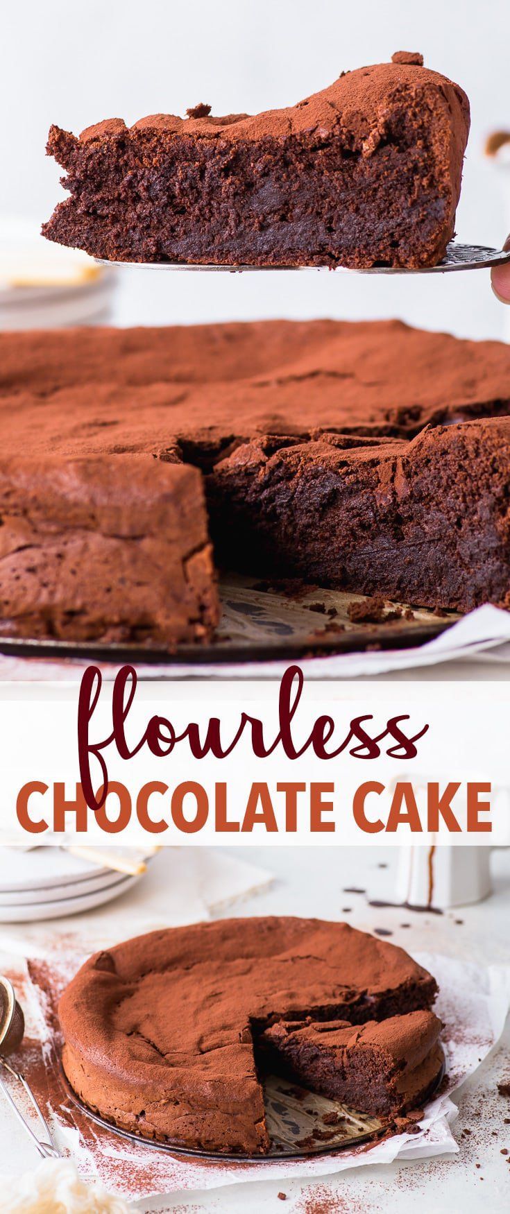 6-Ingredient Flourless Chocolate Cake - The Loopy Whisk -   20 cake Pretty gluten free ideas