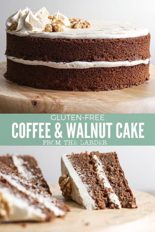 Gluten-Free Coffee and Walnut Cake -   20 cake Pretty gluten free ideas