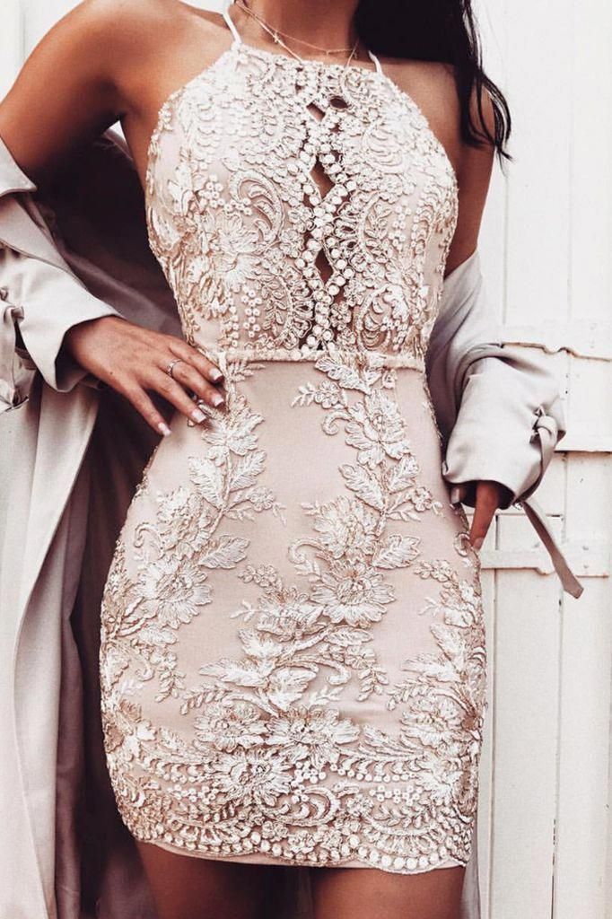 Allure Embellished Dress -   20 dress Homecoming body con ideas