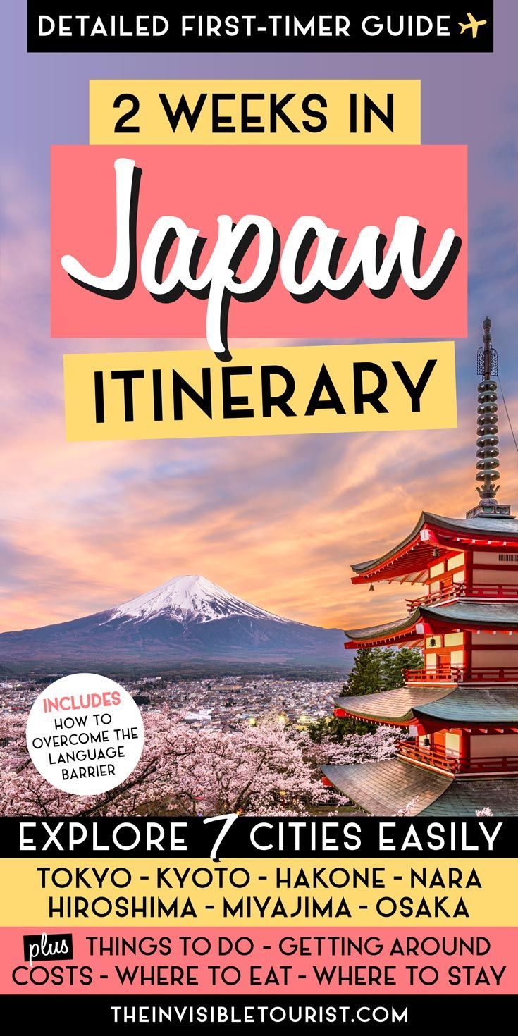 2 Weeks in Japan Itinerary: 2020 Complete Guide for First-Timers -   20 holiday Tips things to do in ideas