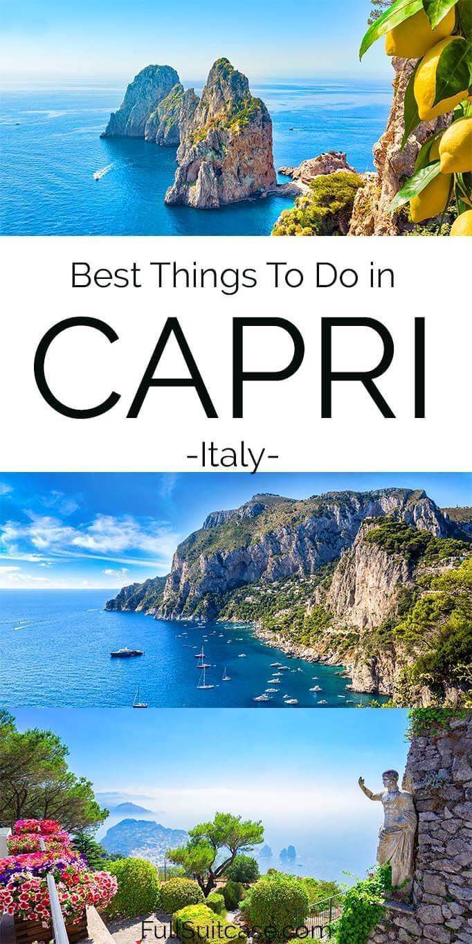 Top Things To Do in Capri (& Tips For Your Visit) -   20 holiday Tips things to do in ideas