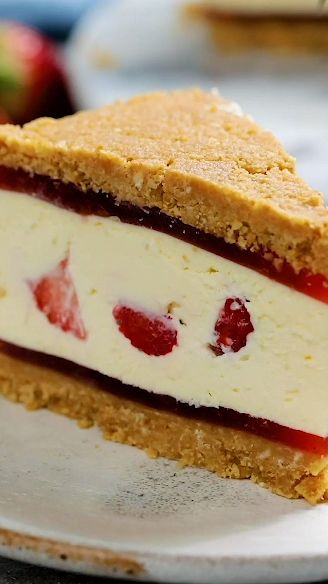 Cheesecake Invertida de Frutos Rojos -   21 best desserts Videos ideas