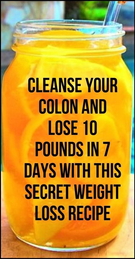 Clean Your Colon And Lose 10 Pounds In One Week With This Effective Weight Loss Recipe - Modernife -   6 diet Cleanse 10 pounds ideas