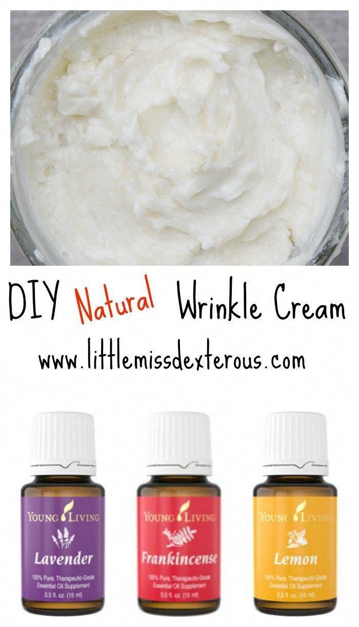 DIY Natural Wrinkle Cream- Erase Fine Lines and Wrinkles! -   8 skin care Remedies young living ideas