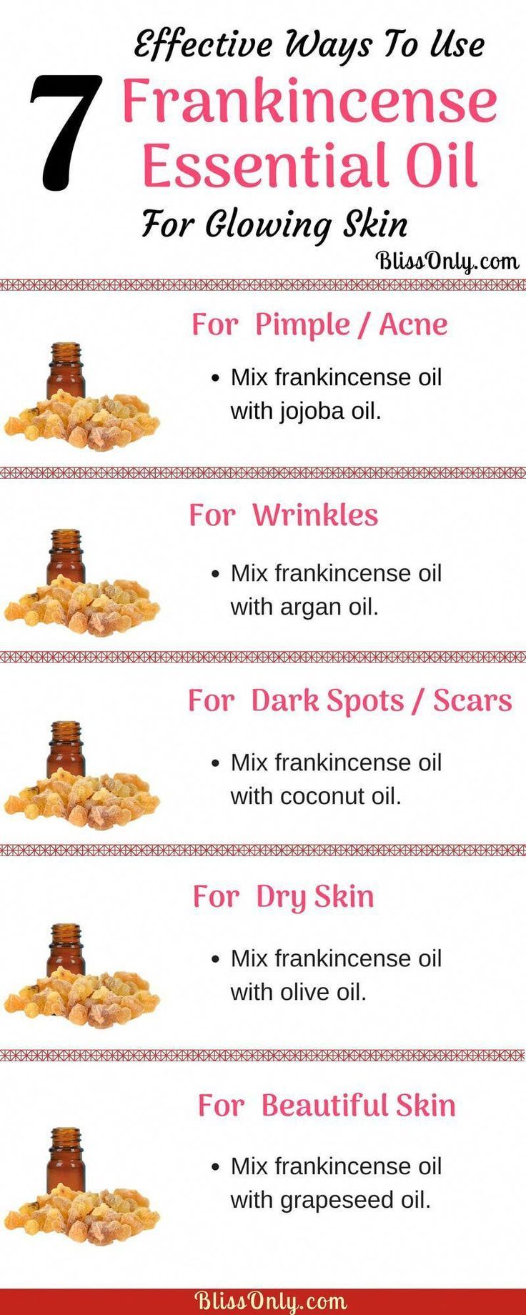 7 Frankincense Essential Oil Uses For Skin - BlissOnly -   8 skin care Remedies young living ideas